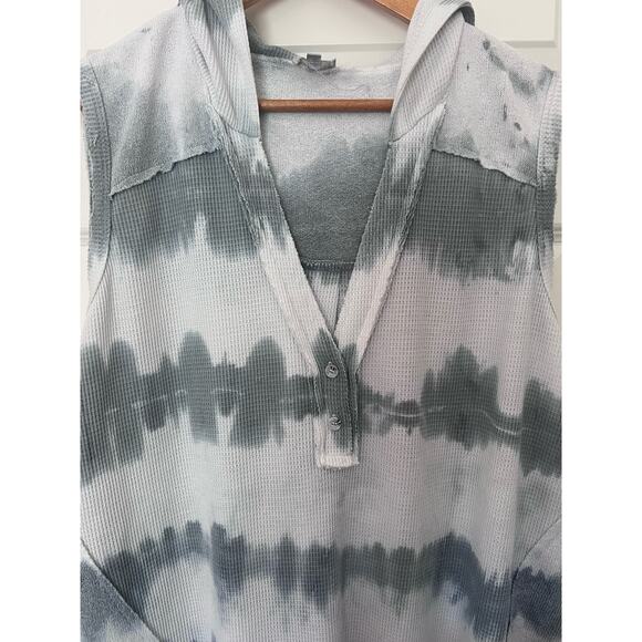 POL Waffle Knit Sleeveless Hoodie, Size 1XL - Picture 7 of 8